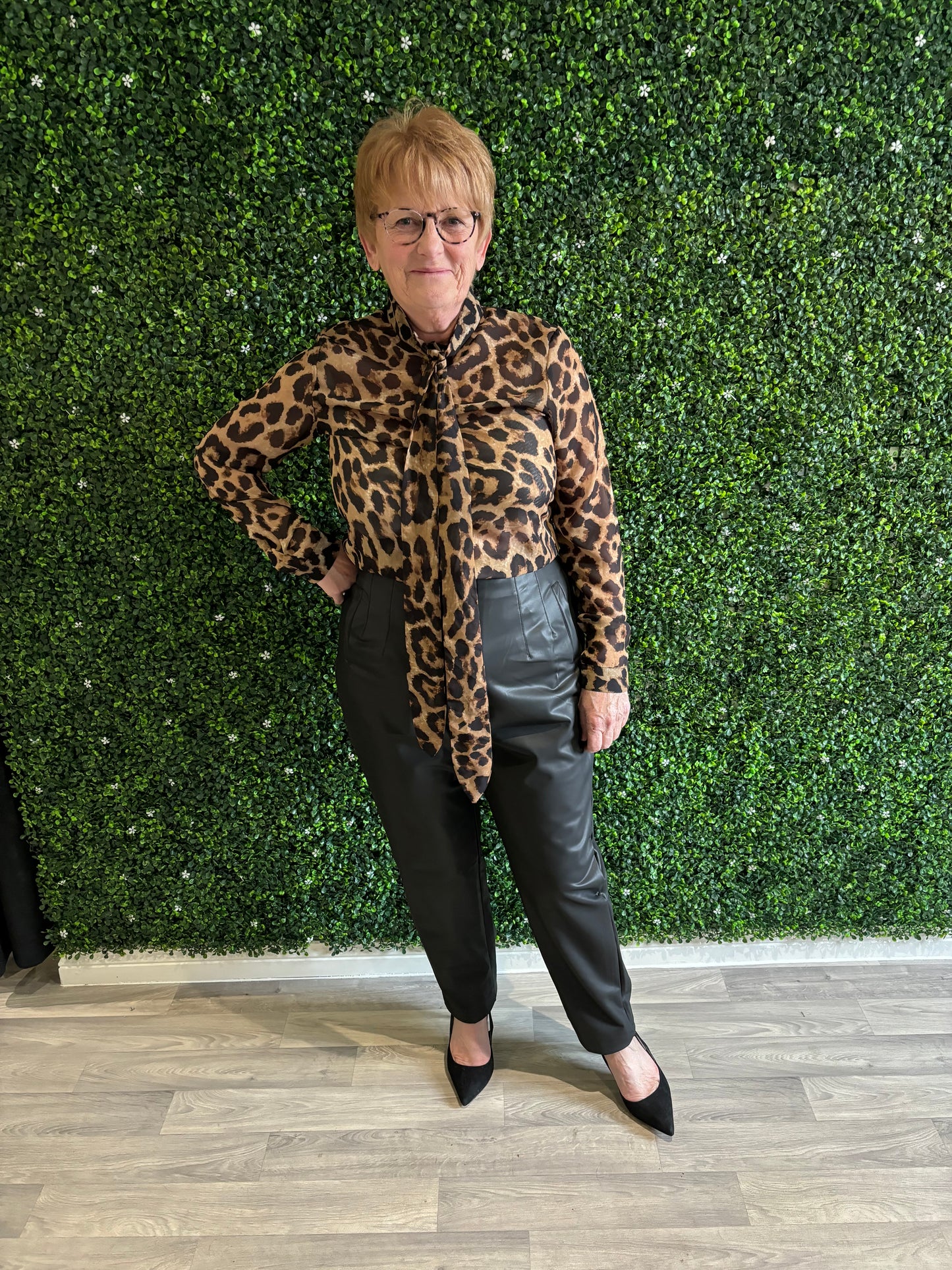 LEOPARD PRINT BLOUSE