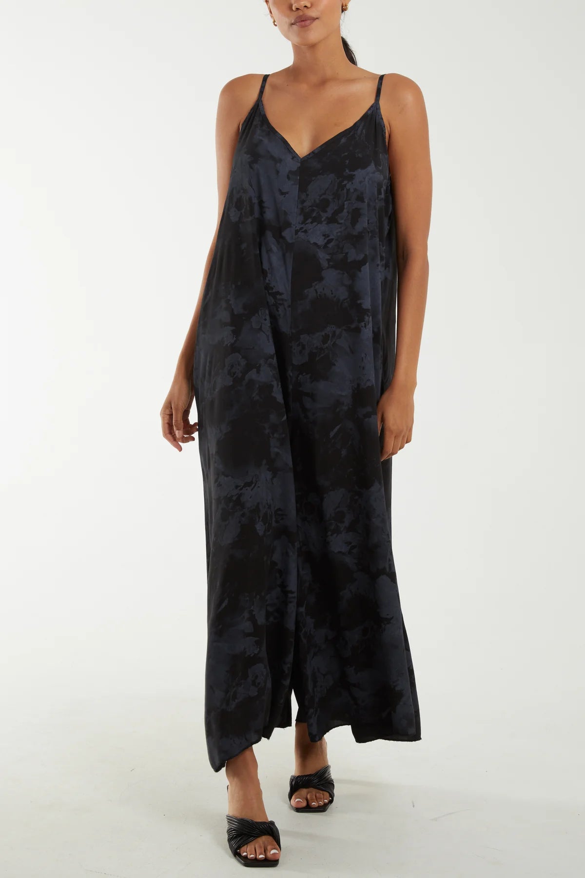 TIE DYE WIDE LEG JUMPSUIT