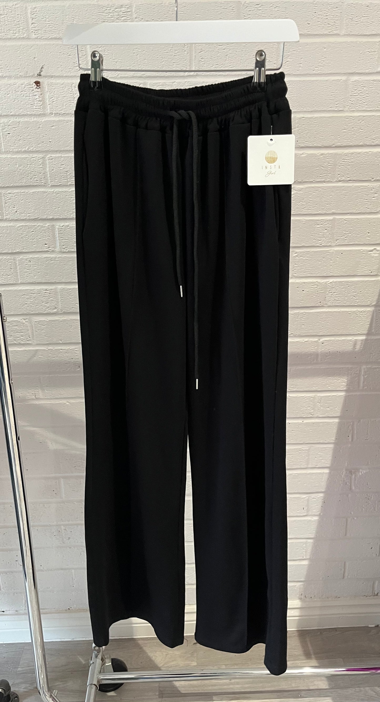 WIDE LEG LUXE JOGGER