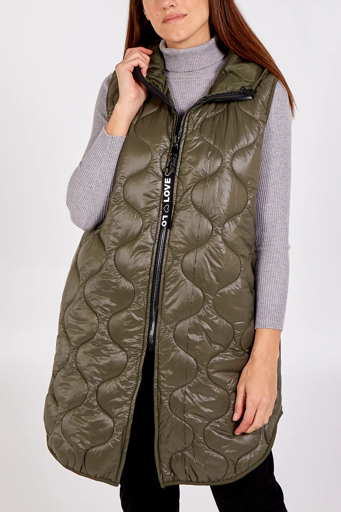 HOODED PUFFER GILET